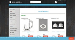 Desktop Screenshot of levne-nadobi.cz
